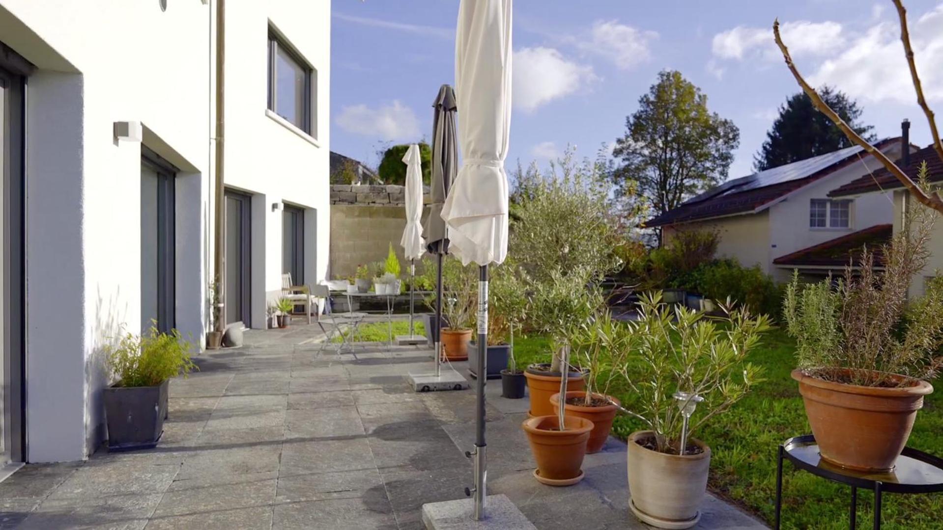 Gartenwohnung Im Modernen Stil Unterkulm Экстерьер фото